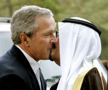 Bush kiss