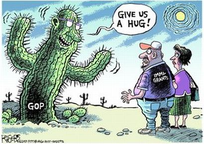 GOP cactus to immigrants, 