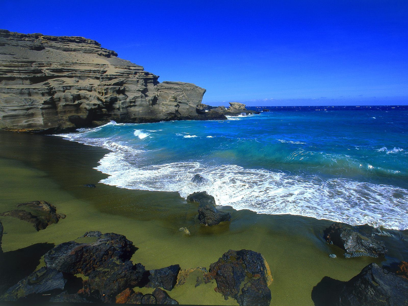 green beach hawaii