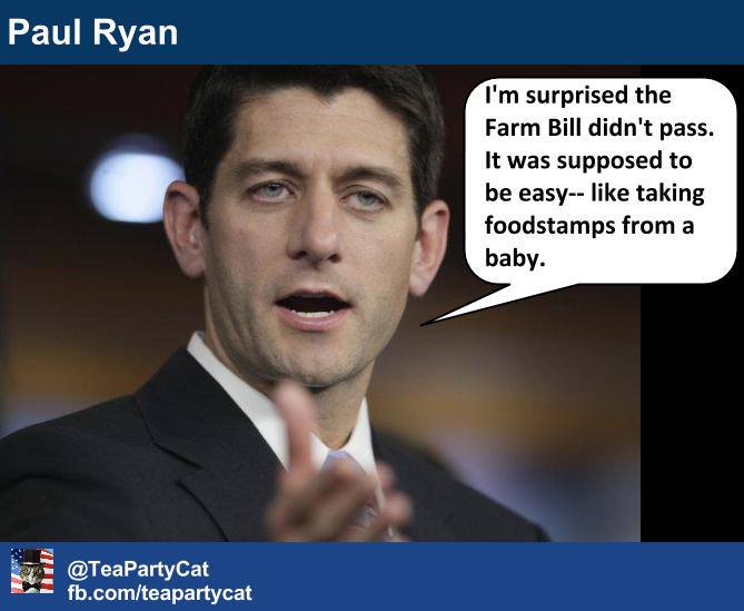 Satire:  Paul Ryan saying, 