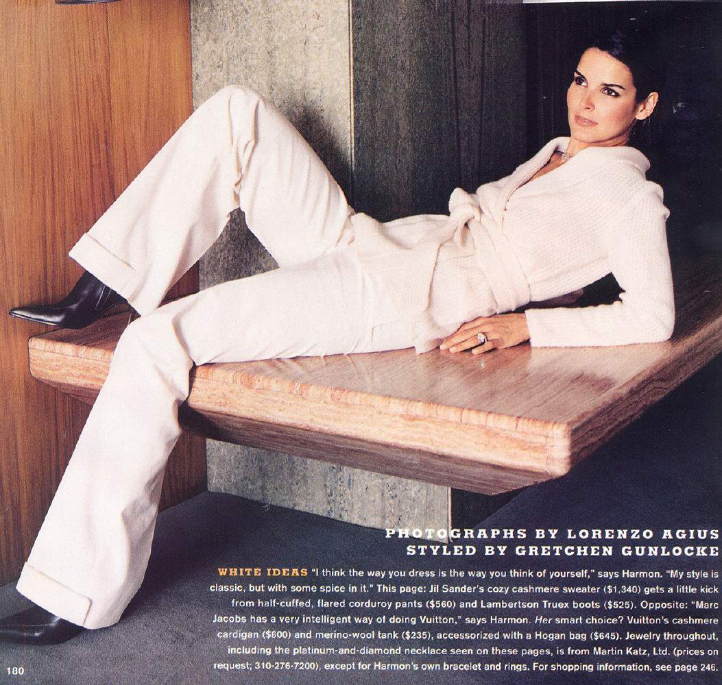 >Angie Harmon